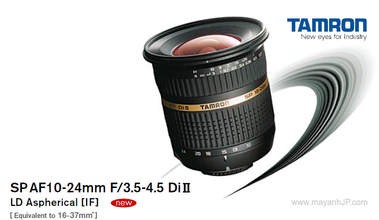 Tamron AF10-24mm F/3.5-4.5 Di-II